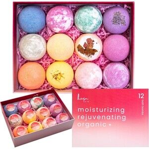 Husn Skin Moisturizing Rejuvenating Organice Bath Bomb Set New